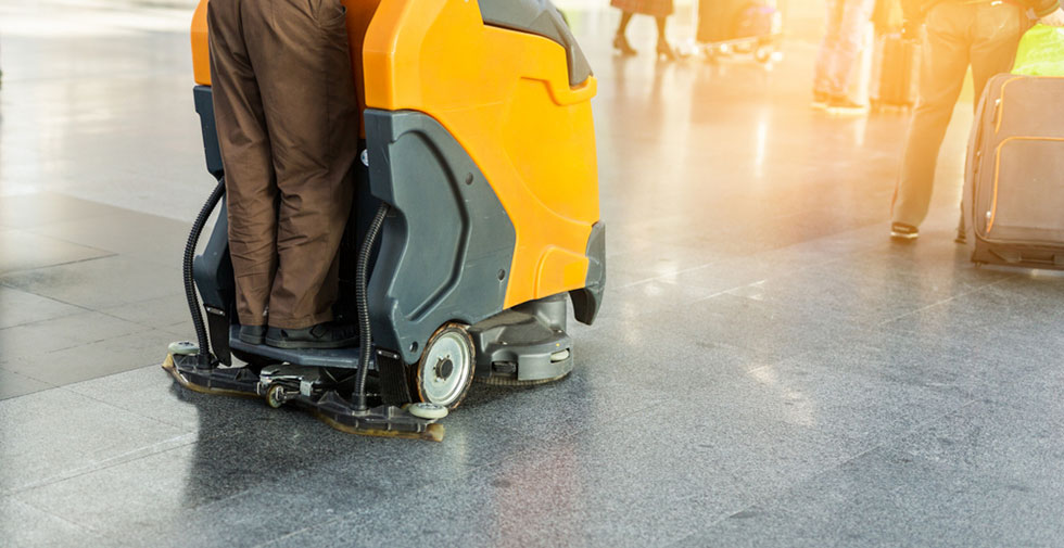 commercial and industrial floor cleaning